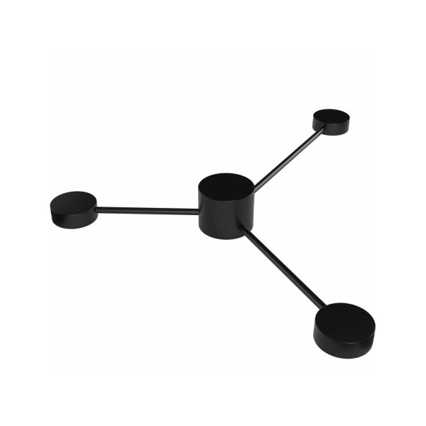 Бра, настенный светильник Goldlux 326287 Joy GX53 3x6W 4000K 660Lm IP20 Bk - фото №2