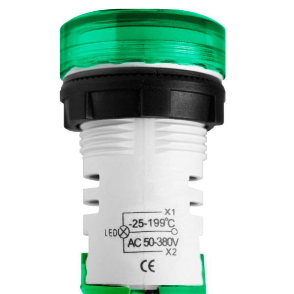 Індикатор температури E.Next e.ad22.temp Ø22мм-25…+199°C (s009040)