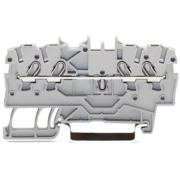 Чотириконтактна клема Wago 2000-1401 Topjob S 1,0мм² (сіра)