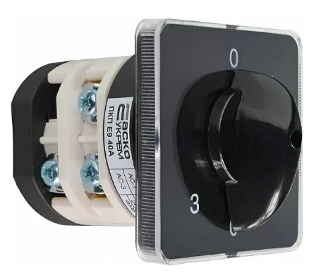 Пакетный переключатель Аско-Укрем ПКП Е9 2.863 A0110010023 (0-1-0-2-0-3 выбор фазы)