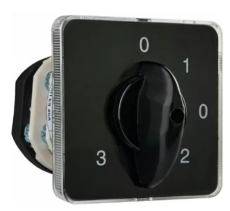 Пакетный переключатель Аско-Укрем ПКП Е9 2.863 A0110010023 (0-1-0-2-0-3 выбор фазы) - фото №3