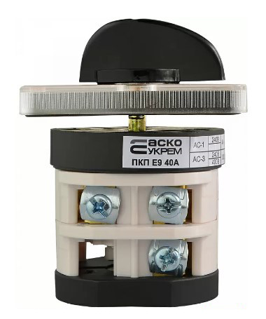 Пакетный переключатель Аско-Укрем ПКП Е9 2.863 A0110010023 (0-1-0-2-0-3 выбор фазы) - фото №4