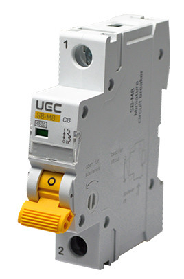 Автоматичний вимикач UEC SB-M8 1P 8A C 4,5кA (MCB45-1-008-C)