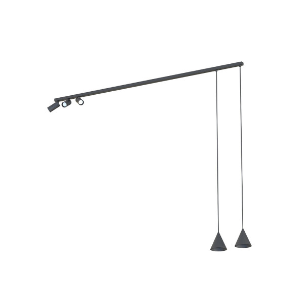 Подвесной светильник, люстра Nowodvorski 11448 Fourty V GU10 5x10W IP20 черный