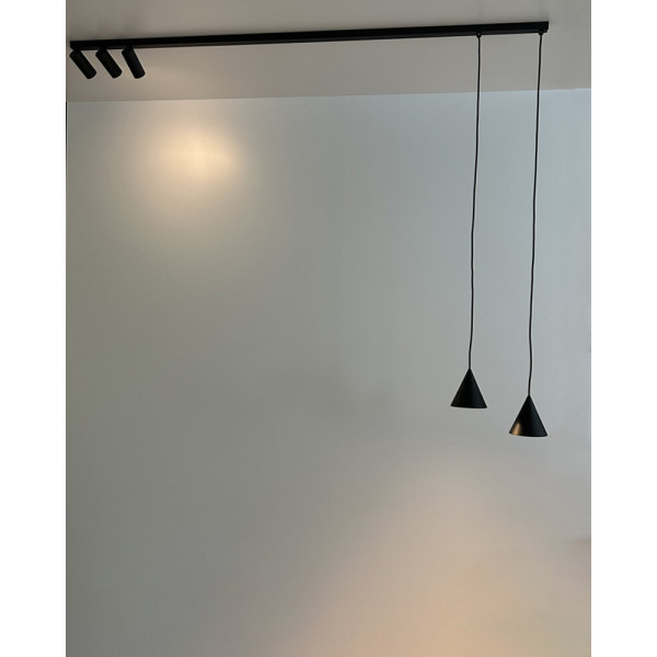 Подвесной светильник, люстра Nowodvorski 11448 Fourty V GU10 5x10W IP20 черный - фото №1