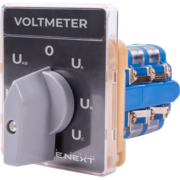 Щитовий перемикач вольтметра E.Next e.switch.v 600В (s064002)