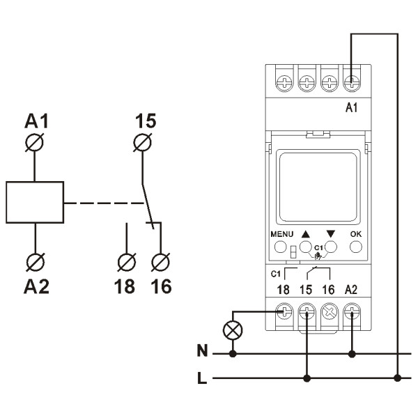 Многофункциональный недельный таймер Promfactor FRT14 71 - фото №1