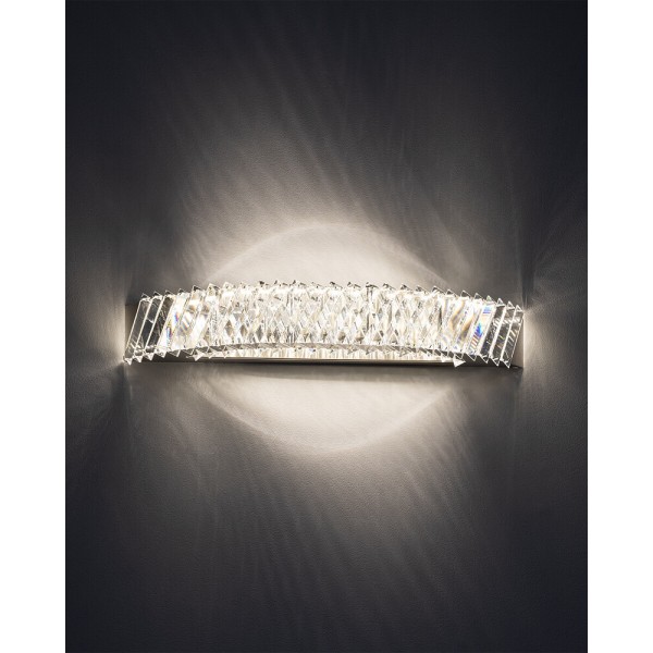 Бра, настінний світильник Nowodvorski 11711 Luxora LED 1x20W 3000K 1400Lm IP20 хром - фото №1