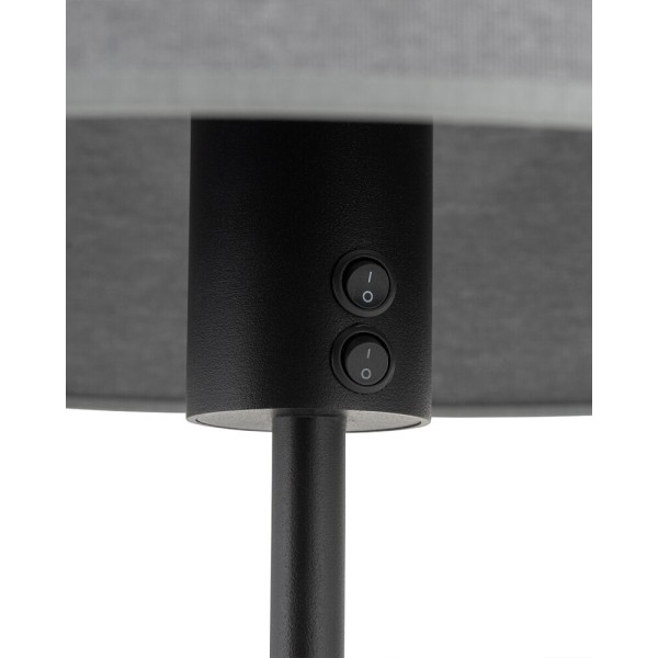 Торшер Nowodvorski 9072 Hotel Plus 2x10+25W IP20 сірий - фото №4