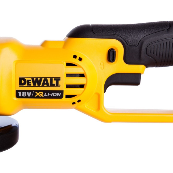 Кутова акумуляторна шліфувальна машина DeWALT DCG412N 18В - фото №3