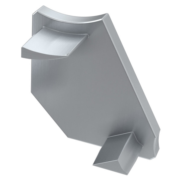 Заглушка Lumines для типа Н с размеченным отверстием правая серый - фото №1