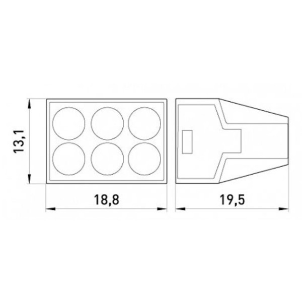 Клема E.Next для з'єднання 6 провідників - фото №3