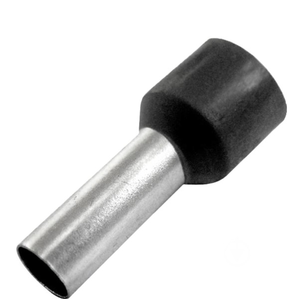 Втулочный наконечник TNSy Е10-12 10мм² 100шт черный (TNSy5502855)