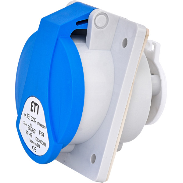 Встраиваемый силовой разъем ETI 004482079 EE-3232 IP54 (32A 230V 2P+PE)