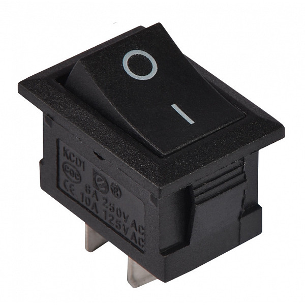 Переключатель Аско-Укрем KCD1-101 B/B черный (A0140040050)