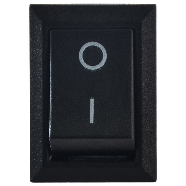 Переключатель Аско-Укрем KCD1-101 B/B черный (A0140040050) - фото №1