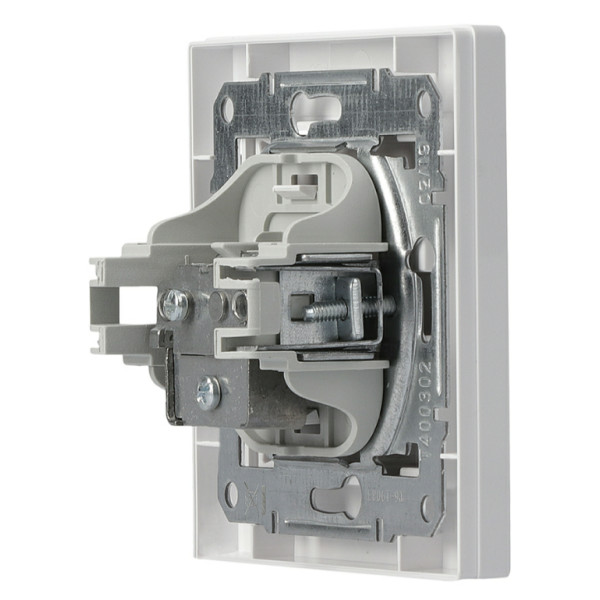 Розетка TV оконечная белая Asfora, EPH3200121 - фото №2