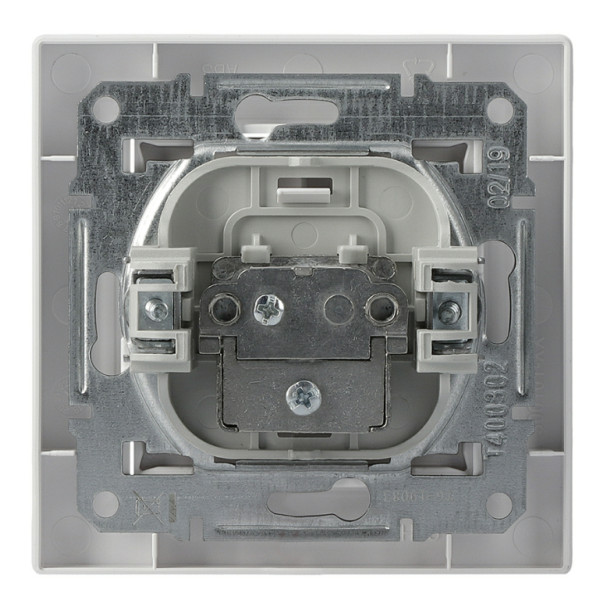 Розетка TV оконечная белая Asfora, EPH3200121 - фото №3