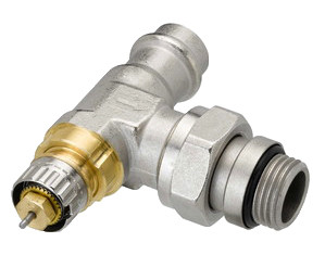 Термостатичний комплект кутовий Danfoss 013G2219 RAS-C2+RA-N+RLV-S 1/2'' - фото №2