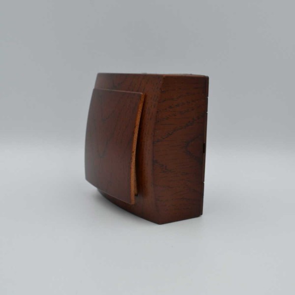 Вимикач Nilson Themis горіх 1кл прохідний ( 26271007 ) - фото №2