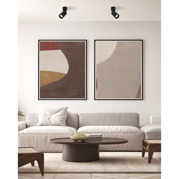 Светильник поворотный, спот Italux SPL-23436-1R-BK Nesto GU10 1x10W IP20 черный - фото №2