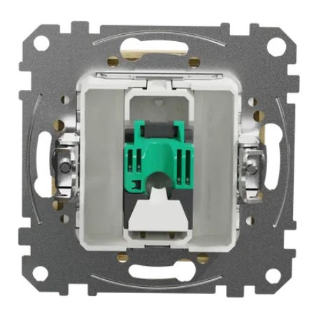 Комп'ютерна розетка Schneider Electric Sedna Design & Elements RJ45 кат. 5е UTP береза SDD180451 - фото №3