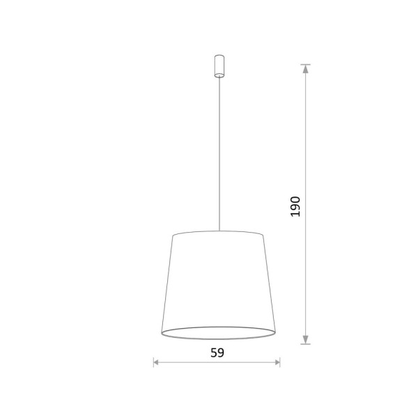 Підвісний світильник Nowodvorski 38437 Cone E27 1x60W IP20 Wh - фото №3
