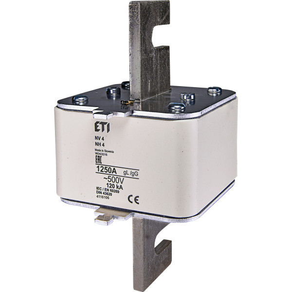 Запобіжник ETI 004116106 NH-4/gG 1250A 500V