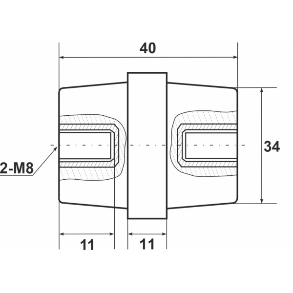 Шинный изолятор Promfactor SM408R - фото №1