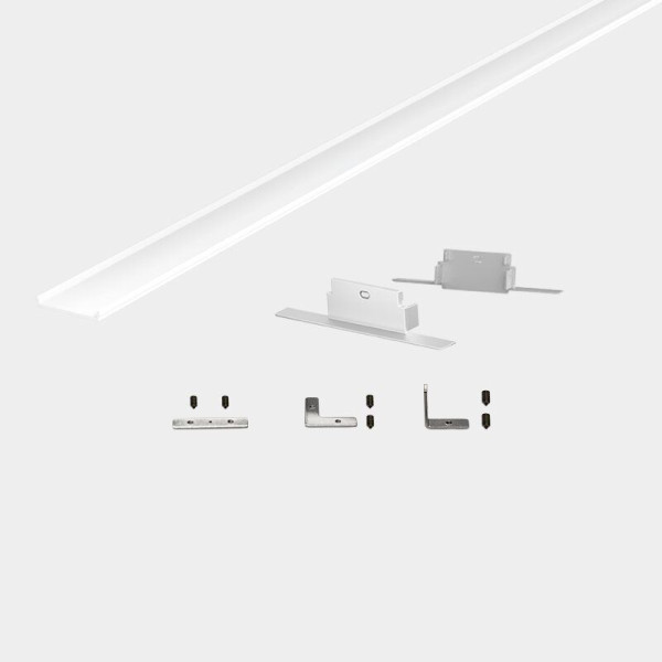 LED-профіль MLG під шпаклівку LD8820 з розсіювачем, 2 метра - фото №1