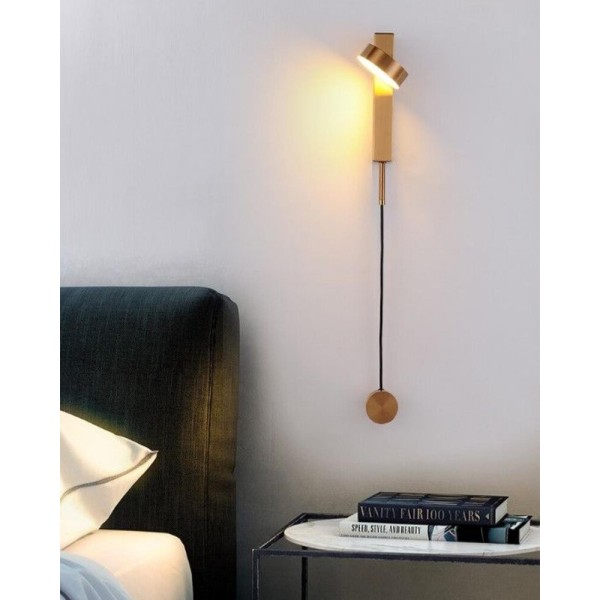 Бра, настінний світильник Kloodi WA-CLOCK 210 5W 3K GD IP20 золотий - фото №2