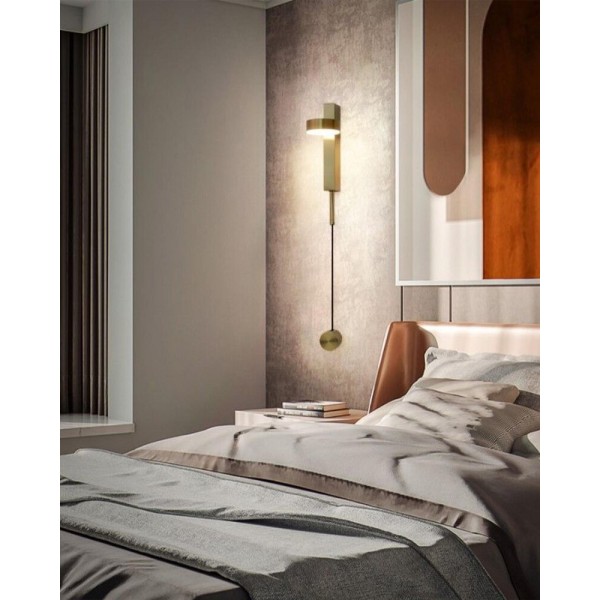 Бра, настінний світильник Kloodi WA-CLOCK 210 5W 3K GD IP20 золотий - фото №3