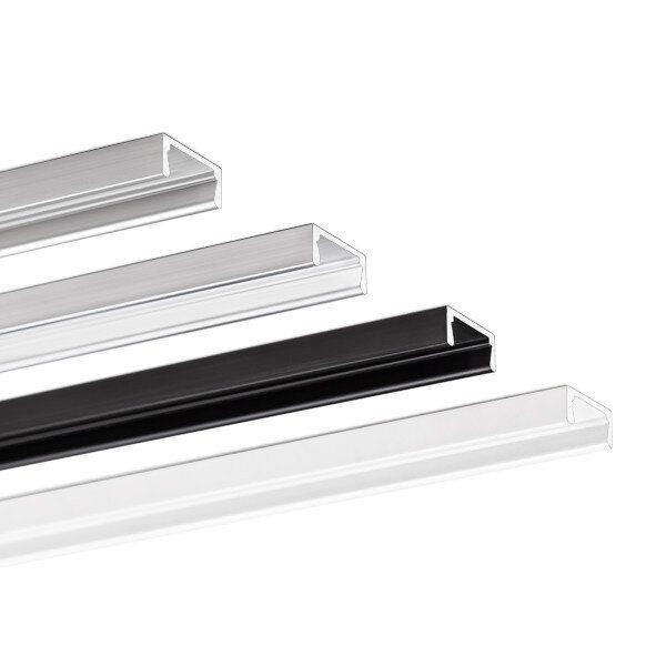 LED-профіль KLUS MICRO-ALU black, 1 метр - фото №2