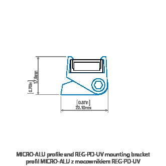 LED-профіль KLUS MICRO-ALU black, 1 метр - фото №7