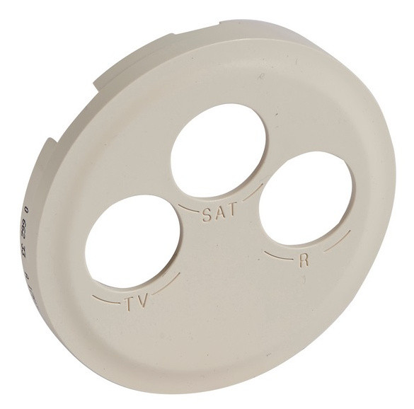 Панель розетки TV-R-SAT Legrand Celiane слоновая кость