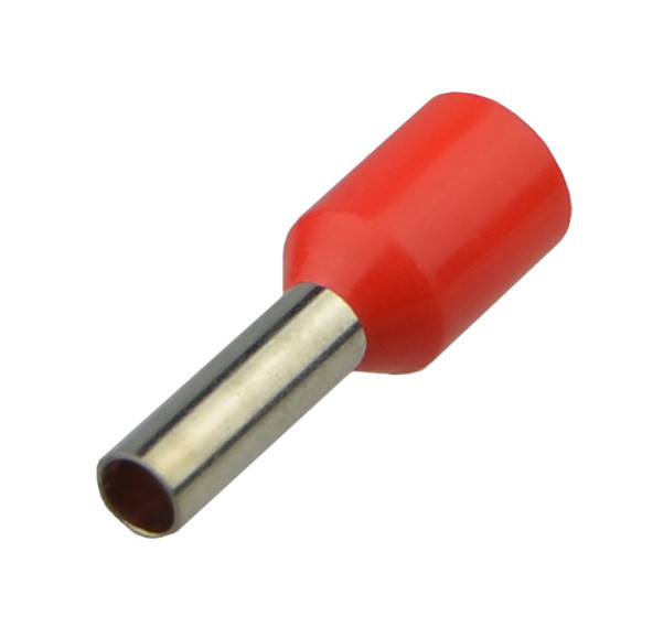 Втулочный наконечник TNSy Е7508 0,75мм² 100шт красный (TNSy5502591)