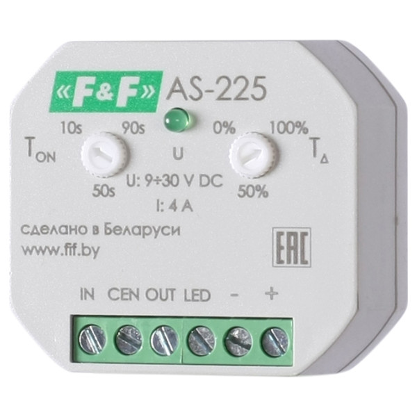 Сходове реле F&F AS-225 9-30В DC 4А