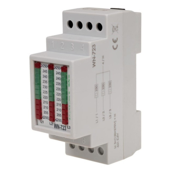 Вольтметр F&F WN-723 3х400В+N - фото №2