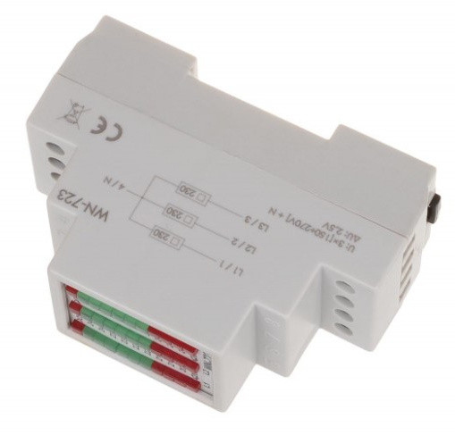 Вольтметр F&F WN-723 3х400В+N - фото №3