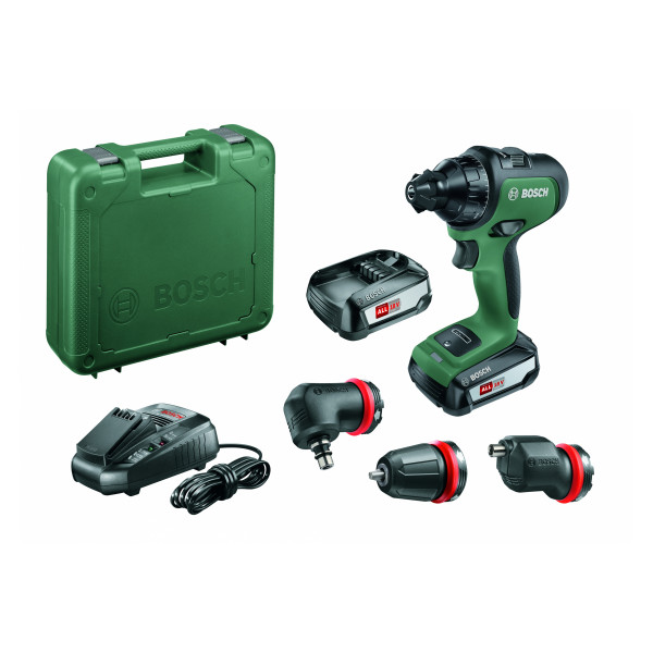 Акумуляторний шуруповерт-дриль Bosch AdvancedDrill 18В 2х25Ач із ЗУ (06039B5003) - фото №1