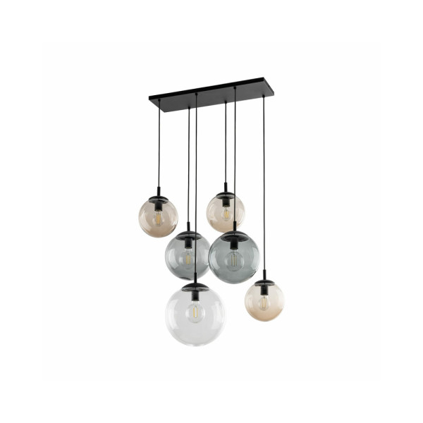 Подвесной светильник, люстра TK Lighting 4819 Esme E27 6x15W IP20 Черный