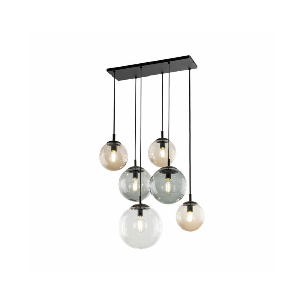 Подвесной светильник, люстра TK Lighting 4819 Esme E27 6x15W IP20 Черный - фото №1