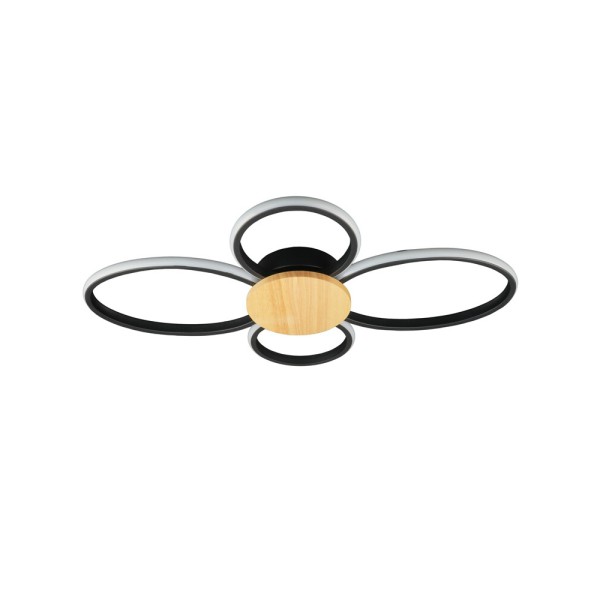 Люстра Goldlux 334350 Sabina LED 1x38W 4000K 5200Lm IP20 черная - фото №2