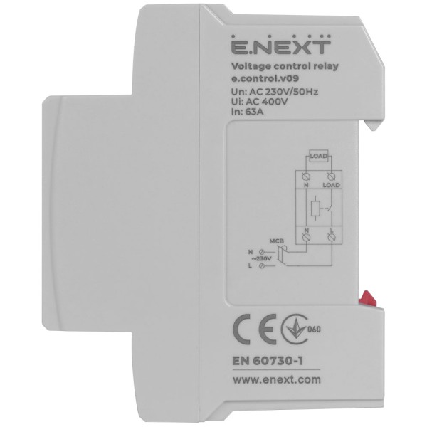 Реле напруги E.Next e.control.v09 - фото №2