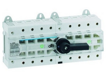 Перемикач Hager HI406R I-0-II 125А 400/690В 4P 12м