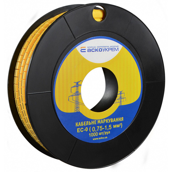 Кабельный маркер Аско-Укрем EC-0 символ «-» (A0150080005) - фото №1