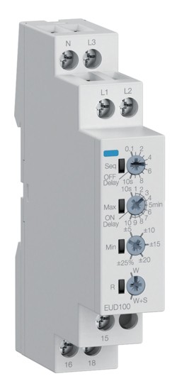 Реле контролю фаз Hager EUD100 1 перекидний контакт