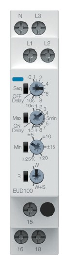 Реле контролю фаз Hager EUD100 1 перекидний контакт - фото №1