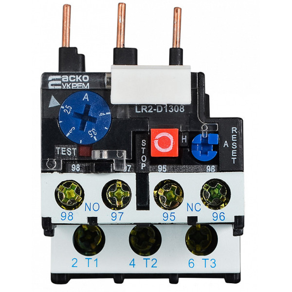 Тепловое реле Аско-Укрем PT 1308 2,5-4,0А LR2-D1308 (A0040060008) - фото №2