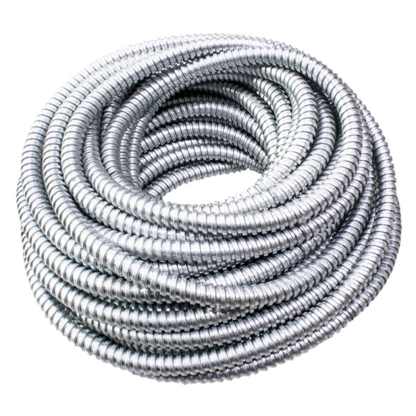 Металлорукав с протяжкой E.Next Ø11мм Light горячего цинкования 50м (РЗл-Ц-1150)